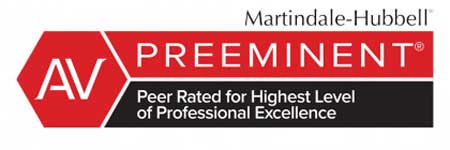 Martindale-Hubbell | AV Preeminent | Peer Rated for Highest Level of Professional Excellence